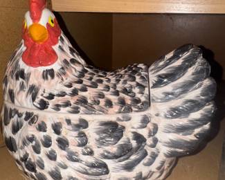 Ceramic chicken