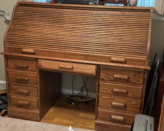 Oak Rolltop Desk