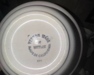 Vernon Ware by Matlox vintage dinner ware