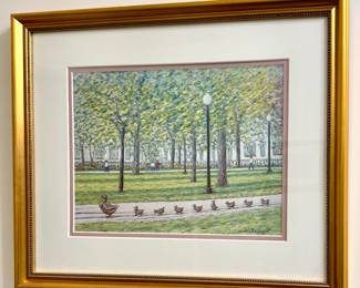 "Make Way for Ducklings" Print by Fontaine