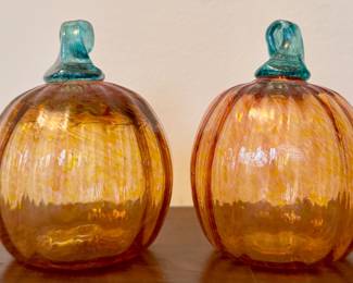 Art Glass Pumpkins