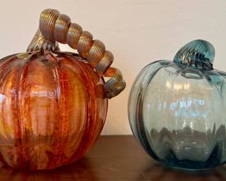 Art Glass Pumpkins