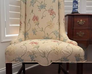 (2) Custom Upholstered Occasional Chairs