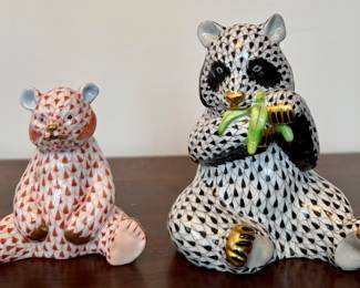 Herend Bear & Panda