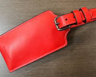 Coach Luggage Tag