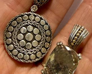 Lagos and John Hardy Enhancer Pendants