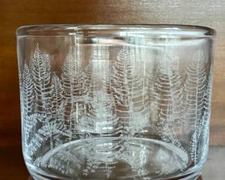 Simon Pearce Engraved Fern Bowl