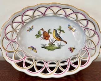 Herend Piered Edge Bowl