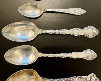 Sterling Silver Souvenir Spoons