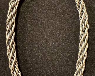 Heavy Sterling Cable Necklace