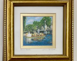 Swan Boats, Signed