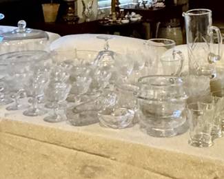 Assorted Dinnerware & Glassware