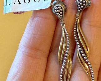 Lagos Sterling & 14K Earrings