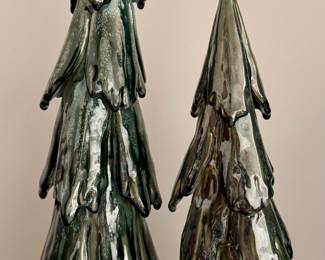 Ceramic Pine Trees