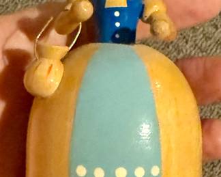 German Miniature Wooden Coin Bank