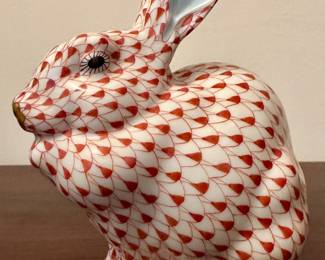 Herend Fishnet Hare