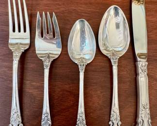 Stieff Sterling Royal Dynasty Flatware - Service for 12