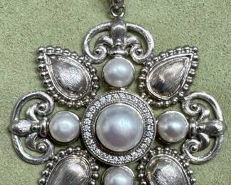 Sterling & Pearl Pendant