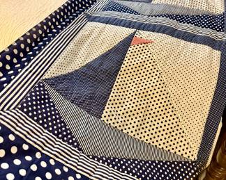 Suttles and Seawinds Sailboat Quilt
