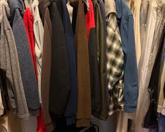 Men Clothing (Medium - Large, Size 10 Shoes) Women's Clothing (Small, Size 9.5 Shoes)