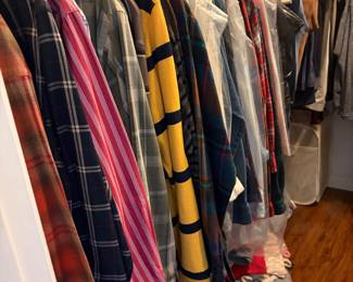 Men Clothing (Medium - Large, Size 10 Shoes) Women's Clothing (Small, Size 9.5 Shoes)