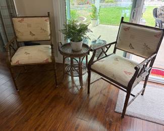 Chinese Bamboo Chippendale Chairs, Asian Furniture