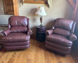 Two matching recliners (non-electric).