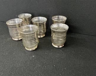 glass candle holders