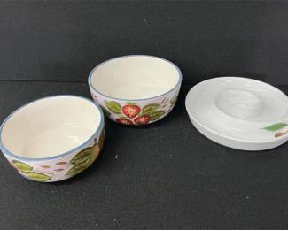 Fruit Bowls and Olive dish