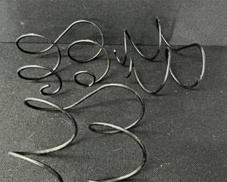 Coiled Metal Countertop Wine Racks