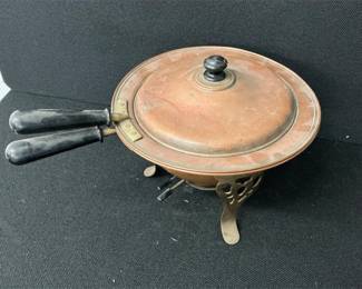 Vintage Copper Chafing Dish