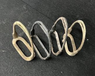 Antique Bronze English Stirrups x 4