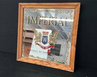 Imperial Whiskey Framed Mirror