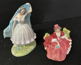 Royal Doulton "Giselle the Forest Glade" & "Linda"