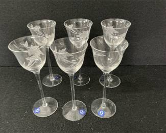 etched wine glasses