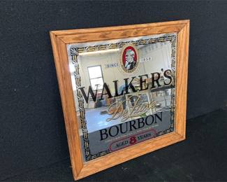 Walker’s Deluxe Bourbon Framed Mirror