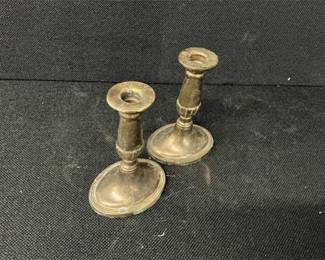 Brass candlesticks