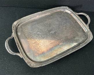 1968 Silver-plate Horse Show Trophy Serving Tray