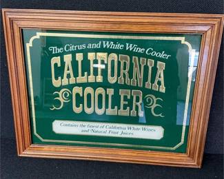 California Cooler Mirrored Sign