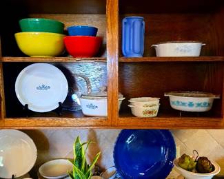 Kitchenware, Corningware, Le Crueset, Nambe, Fiesta, and more