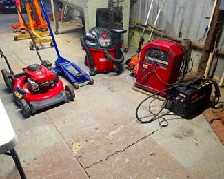 Garage Tools, Mower, etc