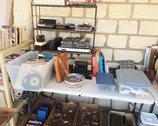 Electronics, Records, View Master, VHS and DVD players and more