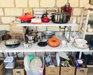 Kitchenware, Vintage items, small appliances and more