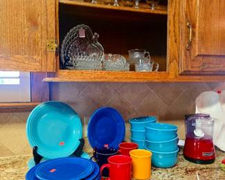 Kitchenware, Corningware, Le Crueset, Nambe, Fiesta, and more