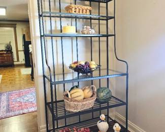 Baker's Rack and Decor