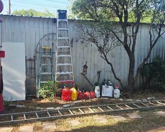 Ladders and Yard Tools