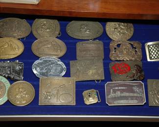 LARGE BELT BUCKLE COLLECTION