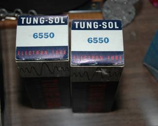 PAIR OF NOS TUNG SOL 6550!