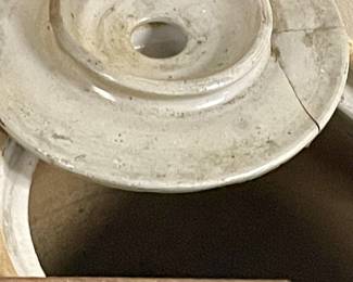 ANTIQUE #5 STONEWARE BUTTER CHURN