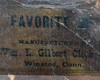ORNATE ANTIQUE Wm. L. GILBERT MANTLE CLOCK